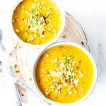 Roasted Pumpkin, Sweet Potato & Bacon Soup / @spotebi